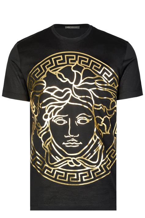 versace tee shirt medusa|versace t shirt medusa head.